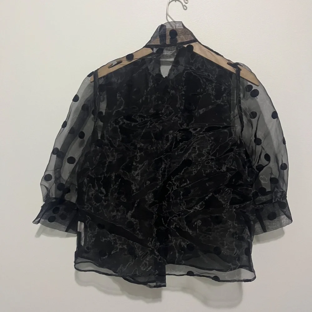 Zara Blouse with Bow - Picture 2 of 2